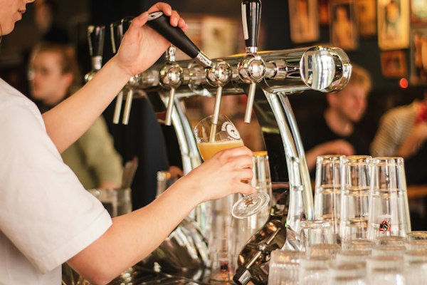 Bier flight proeverij