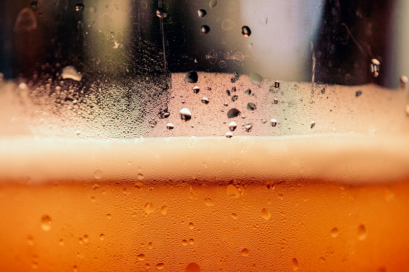 Tripel bier in glas